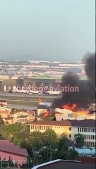 Sabiha Gökçen Havalimanı yakınında yangın çıktı