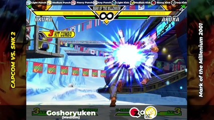 AKUMA MOVE LIST - Capcom vs. SNK 2 (CVS2)