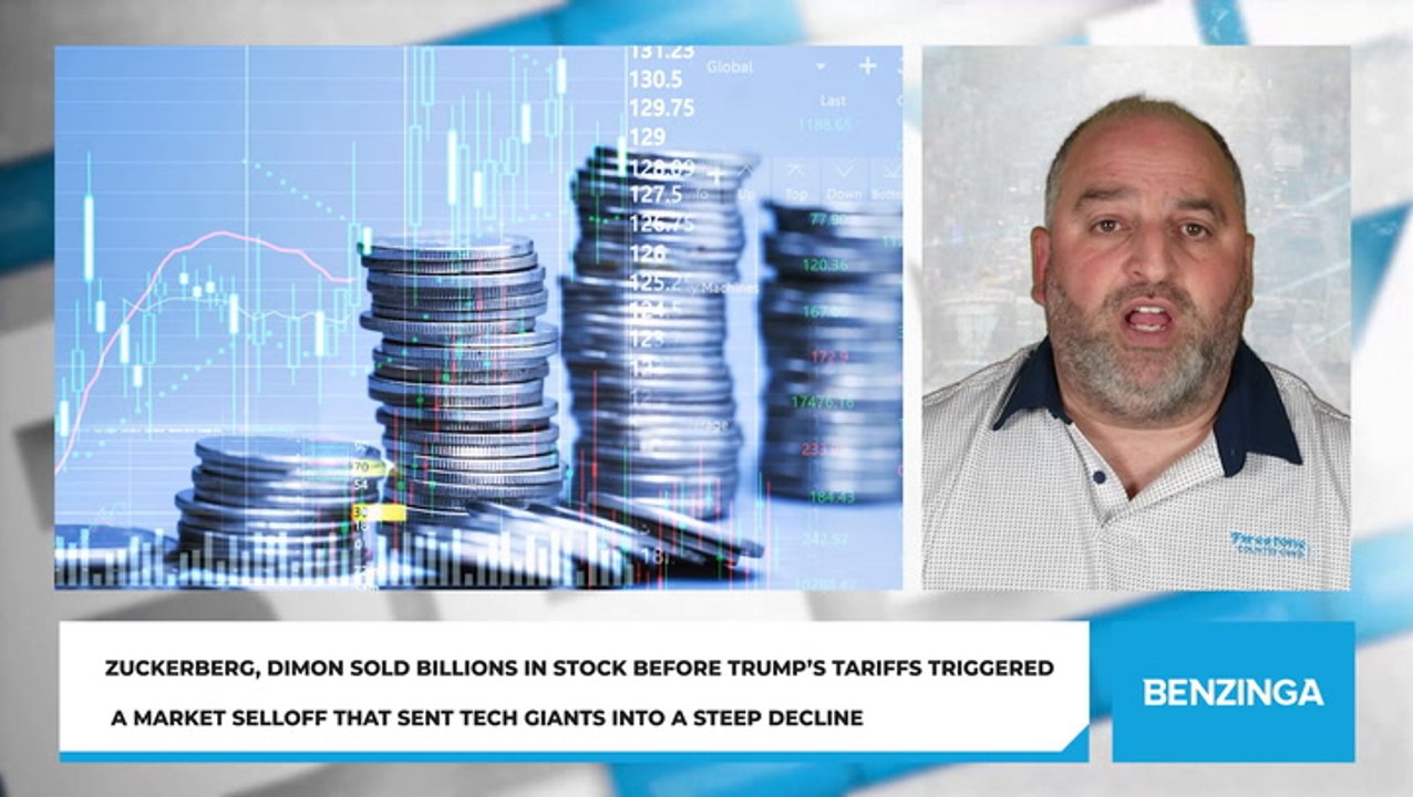 Zuckerberg, Dimon Sold Billions In Stock Before Trump’s Tariffs Triggered A Market Selloff That Sent Tech Giants Into A Steep Decline