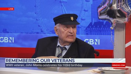 WATCH: WW2 Veteran celebrates 103 birthday live on GB News