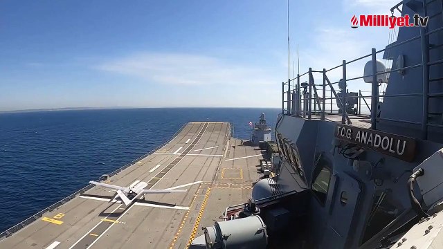 Bayraktar TB3 İnsansız Hava Aracı kalkış-iniş testi başarıyla yapıldı