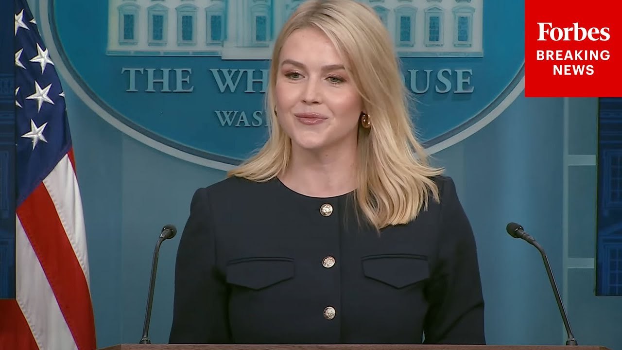 Karoline Leavitt Holds White House Press Briefing As Hegseth Controversy Intensifies