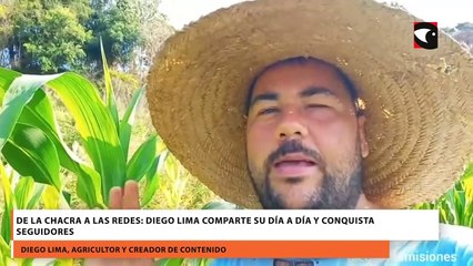 De la chacra a las redes: Diego Lima comparte su día a día y conquista seguidores