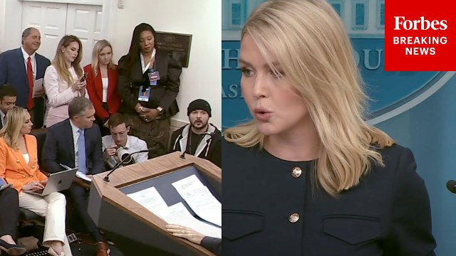 Tim Pool Outright Slams Media Orgs In White House Briefing Room When Questioning Leavitt