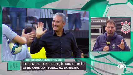 Prestes a assinar com o Corinthians, Tite passa mal e anuncia pausa na carreira