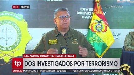 Procesan por terrorismo a dos hombres que lanzaron dinamita en medio de una fiesta en Patacamaya