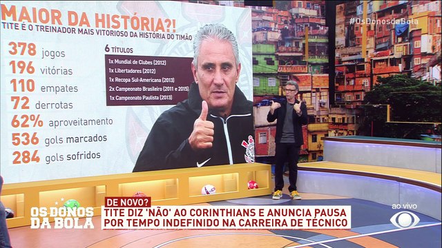 Neto defende Tite após recusa ao Corinthians; VEJA