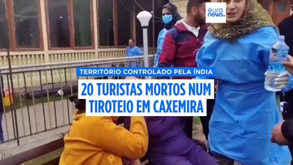 Pelo menos 20 turistas mortos por atiradores em Caxemira, segundo a polícia