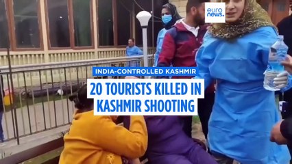 At least 20 tourists killed as gunmen open fire in India-controlled Kashmir, police say
