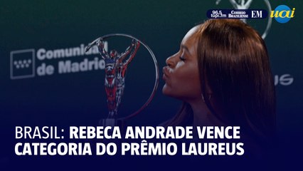 Rebeca Andrade vence categoria do Prêmio Laureus