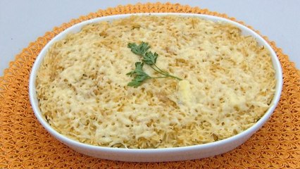 Arroz de forno cremoso de frango
