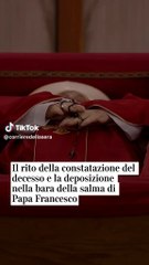 rito constatazione morte papa francesco