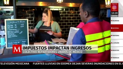 'NoAl2%' exigen repartidores a la SCJN no más impuestos
