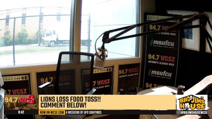 Lions Loss Food Toss Week 1