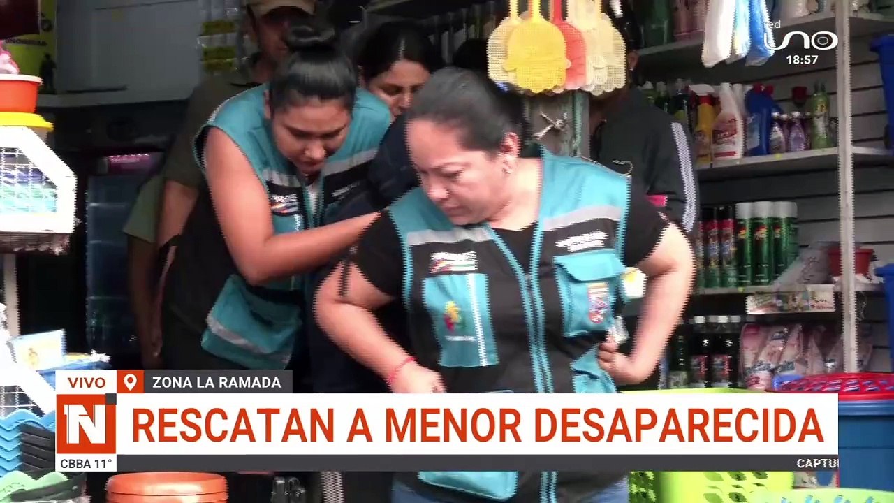 Rescatan a una menor