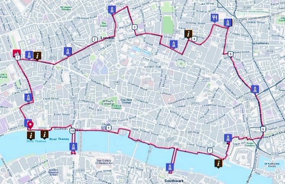 Map of London City. Peta Kota London. London City Map. Map of City of London. City of London Map. Mapa da cidade de Londres. Mapa de la ciudad de Londres. Plan de la ville de Londres. Carte de la ville de Londres. লন্ডন শহরের মানচিত্র