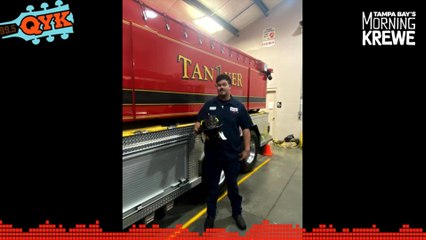 Proud Father Honors Son Who Serves As A Firefighter
