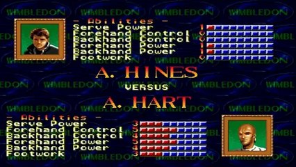 Jeu Vidéo : Wimbledon Championship Tennis (1993) sur Mega Drive 1 et 2