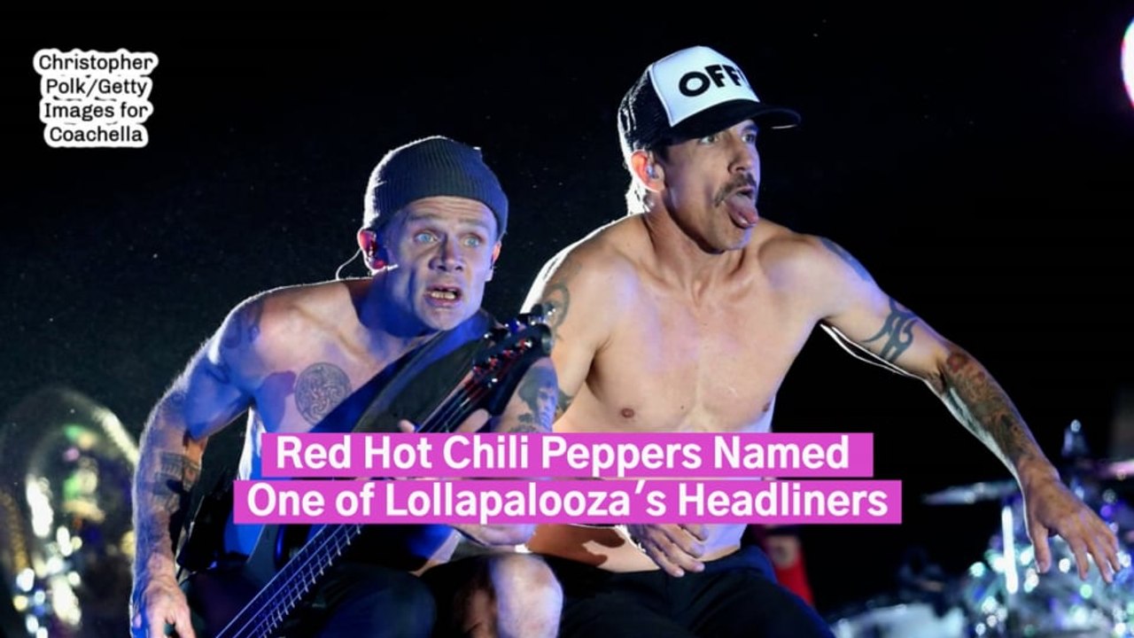 Red Hot Chili Peppers Named One of Lollapalooza's Headliners