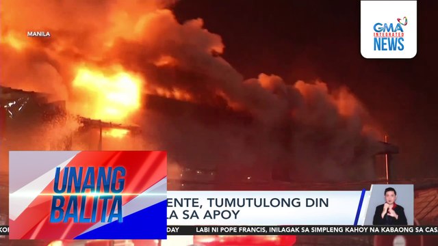 1,500 na pamilya, apektado ng sunog sa Brgy. 123, Tondo; sunog, nakataas pa rin sa Task Force Charlie | Unang Balita