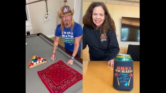 How to fold your Bandana like Bret Michaels