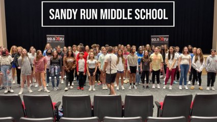 Our Gender Reveal With Sandy Run Middle School