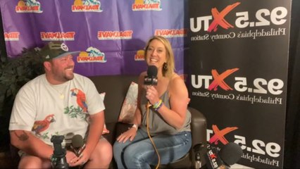 Mitchell Tenpenny Backstage with Andie Summers at TidalWave Music Festival 2023