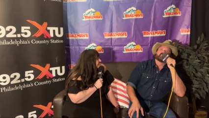 Randy Houser Backstage with Nicole at TidalWave Music Festival 2023