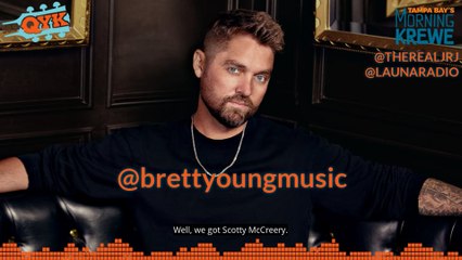 Brett Young Tells Us How He Broke His Rib