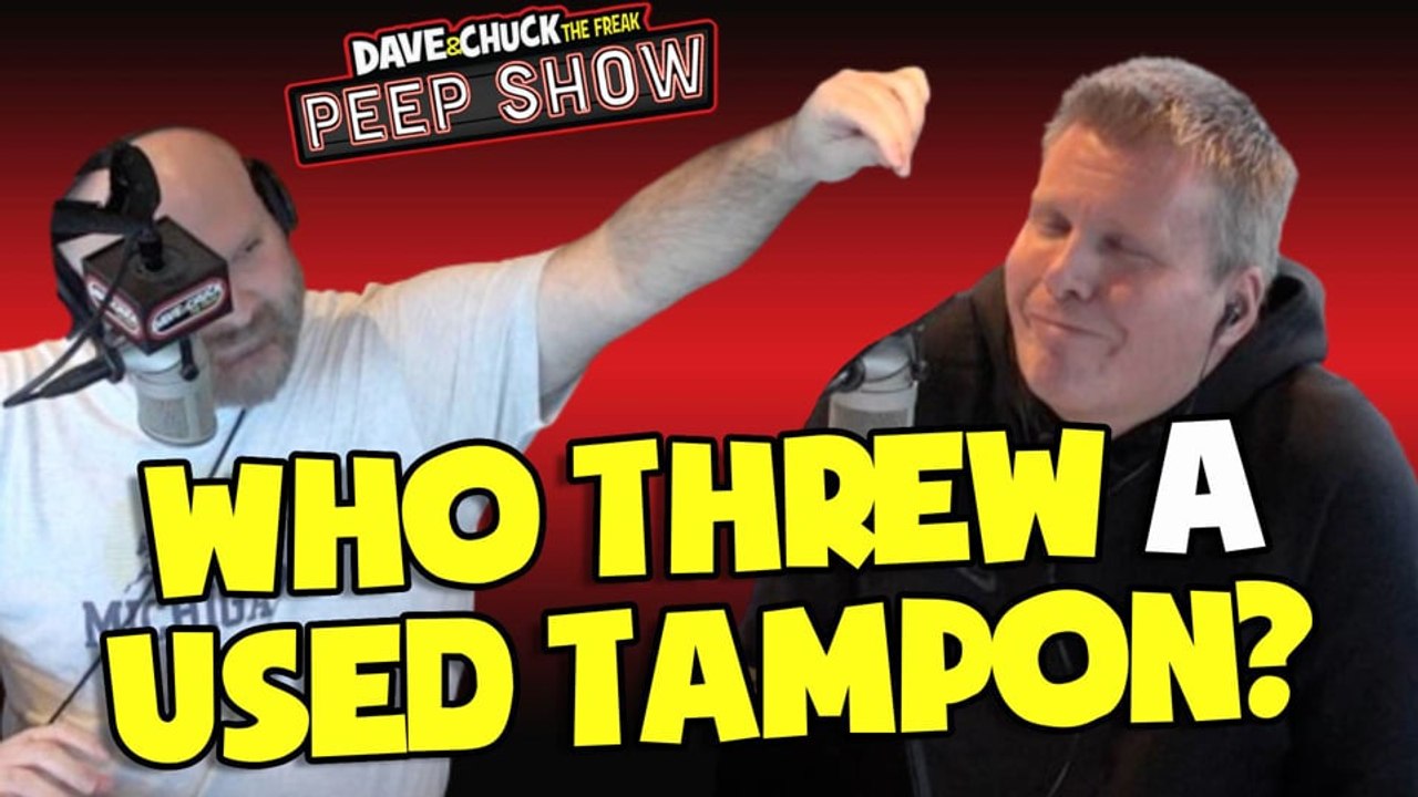 Peep Show: Who Threw A Used Tampon?