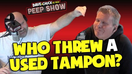 Peep Show: Who Threw A Used Tampon?