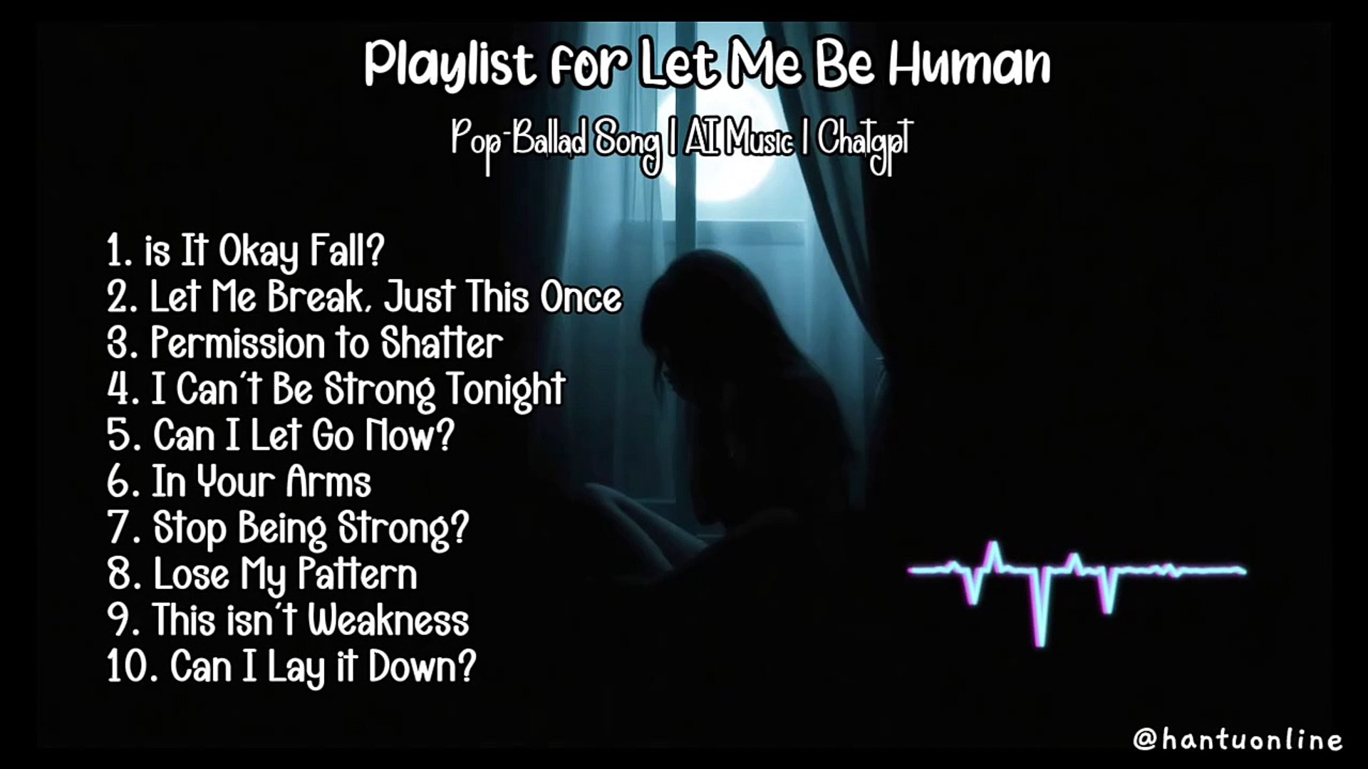 ⁣Playlist for Let Me Be Human | Pop-Acoustic Song | AI Music | Chatgpt | English Song