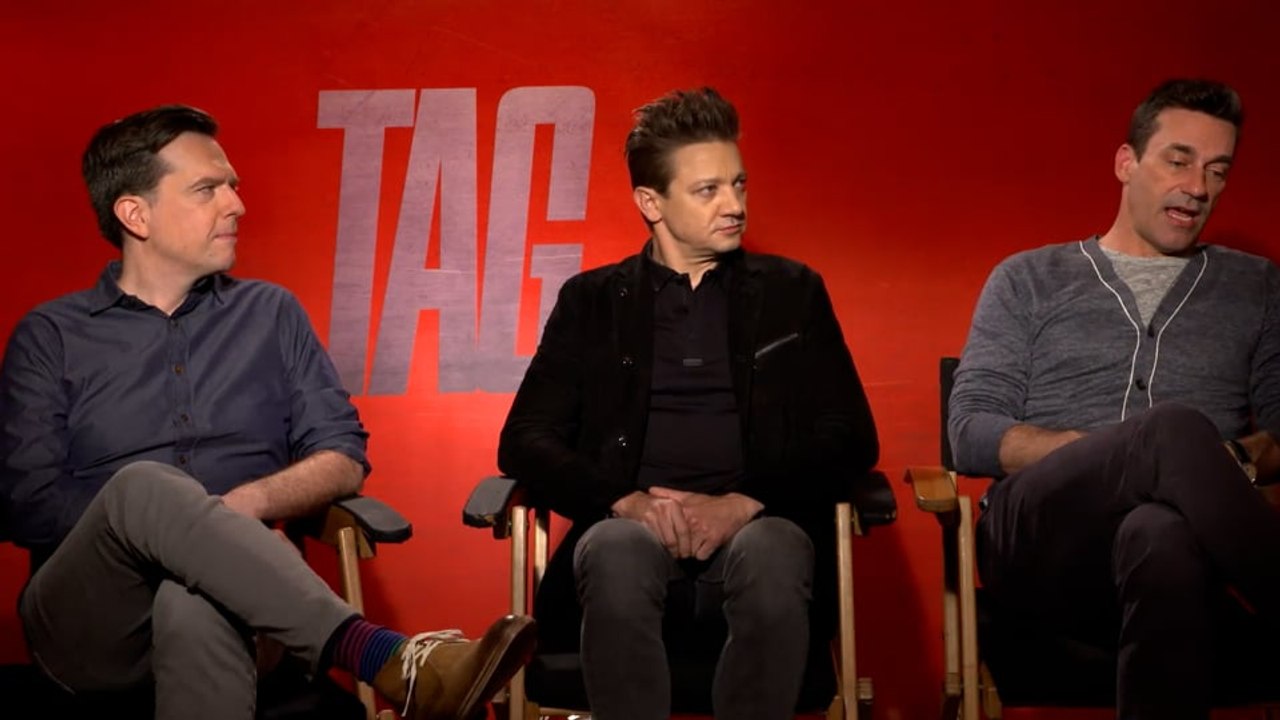 TAG - Jeremy Renner, Jon Hamm, & Ed Helms