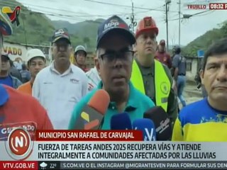 Trujillanos agradecen la efectividad del Gobierno Bolivariano en la atención por fuertes lluvias