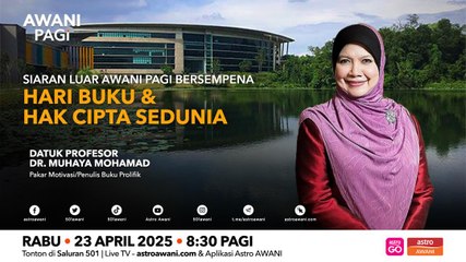 AWANI Pagi: Mari jatuh cinta kepada buku