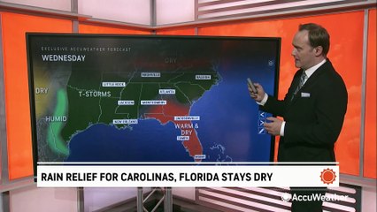 Rainy stretch of days in store for the Southeast as heat builds in Florida