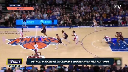 Detroit Pistons at LA Clippers, nakabawi sa NBA playoffs