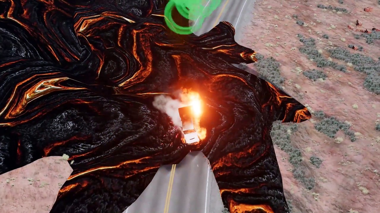 Mobil vs Speed Bumps  - BeamNG Drive