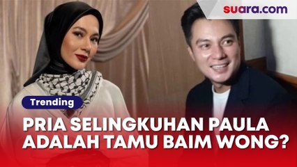 Pria Diduga Selingkuhan Paula Verhoeven Ternyata Tamu Baim Wong yang Sengaja Diizinkan Menginap