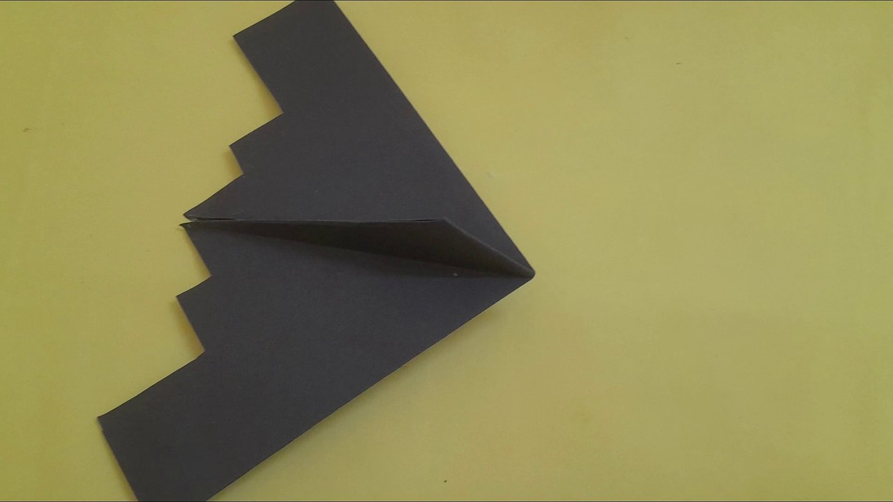 How to Make a Stealth Bomber Paper Plane: Easy Origami Craft Tutorial