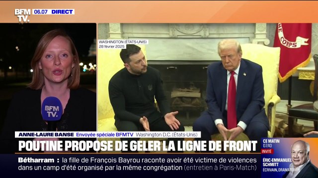 Guerre en Ukraine: Vladimir Poutine propose de geler la ligne de front sous deux conditions