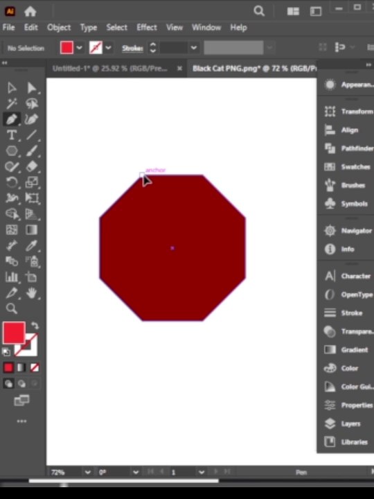 Triangulator design in Illustrator