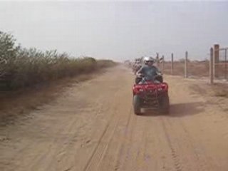 Quad au Senegal a Saly