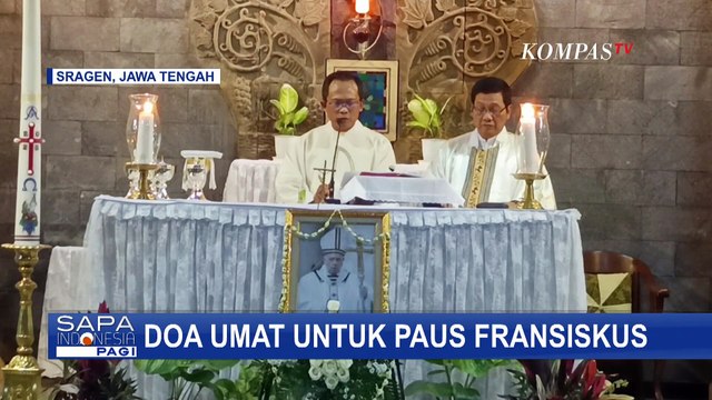 Umat Katolik di Sragen Doakan Paus Fransiskus, Kenang Sosok Sederhana dan Rendah Hati