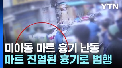 경찰, '마트 흉기난동' 집중 수사...약물 검사 검토 / YTN