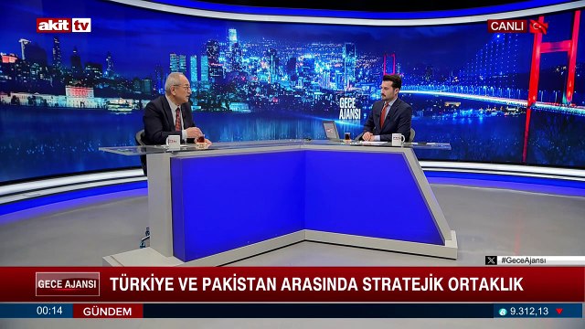 Gece Ajansı - M. Safa Ulusoy/Celal Erbay Türkiye Pakistan arasında stratejik ortaklık 22.04.2025