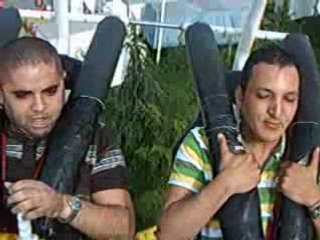 Malik et Jimy à la foire du trône 2008