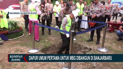 Dapur Umum Pertama untuk Makan Bergizi Gratis Baru Dibangun di Banjarbaru