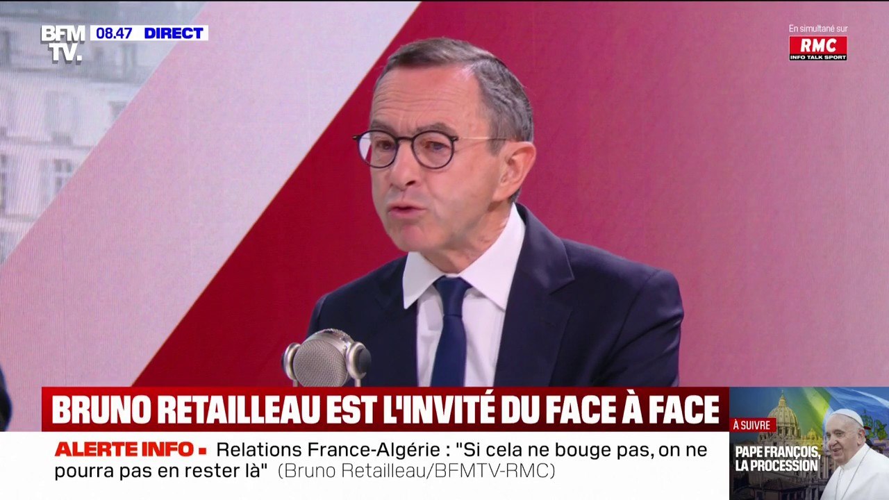Présidence des Républicains: "Si je suis candidat, c'est pour faire gagner nos idées", assure Bruno Retailleau