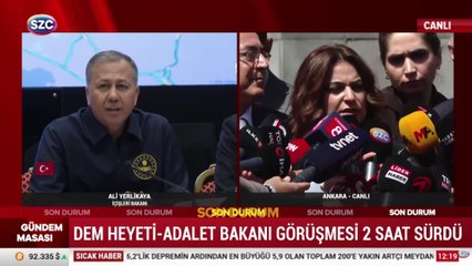 DEM Heyeti - Adalet Bakanı görüşmesi 2 saat sürdü